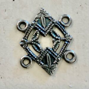 24 vintage brass Art Nouveauau jewe parts